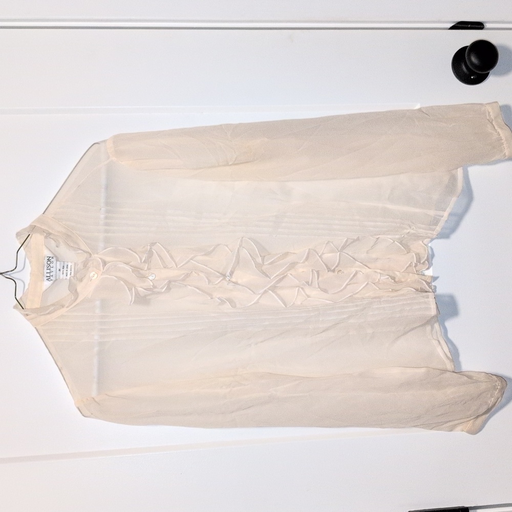 100% silk blouse Allison Taylor blouse